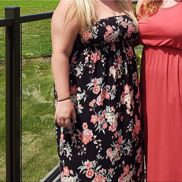 Forever 21 Maxi Strapless Dress - Picture 2 of 2